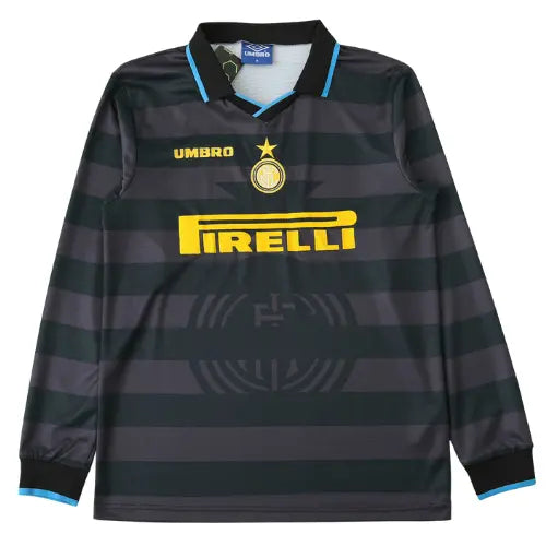 Camiseta Retrô Inter de Milão III 1997/98 - Manga larga