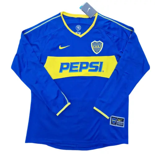 Camiseta del Retrô Boca Juniors 2003/04 - Manga larga