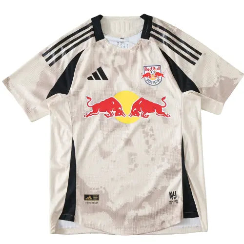 Camisa New York Red Bulls II 2025 2026 versão jogador, uniforme reserva com escudo em TPU, modelo profissional da MLS, camisa alternativa Red Bulls performance


