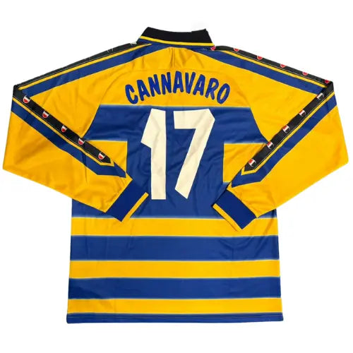Camiseta del Manga larga  Retrô Parma I 1999/00  - Cannavaro 17
