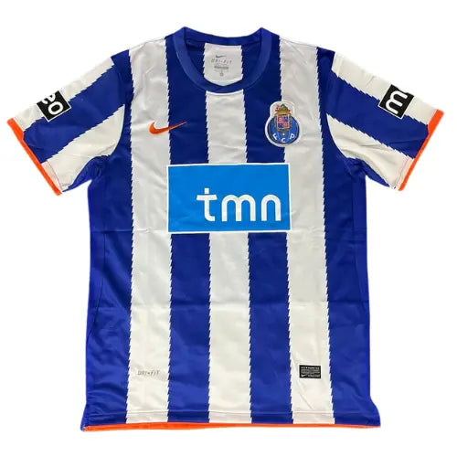 camisa retrô porto 2010, uniforme campeão liga europa, camisa clássica azul e branca, temporada 2010/11, futebol português, torcedor

