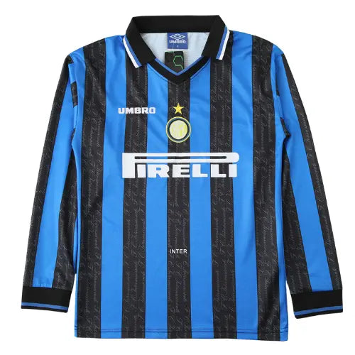 Camiseta Retrô Inter de Milão I 1997/98 - Manga larga