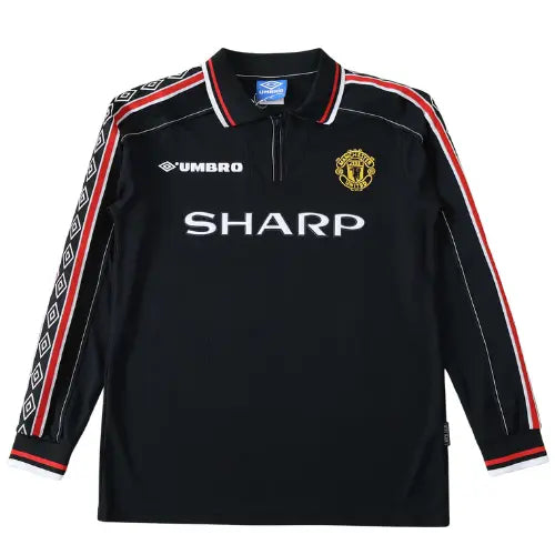 Camiseta del Retrô Manchester United II 1998 - Manga larga