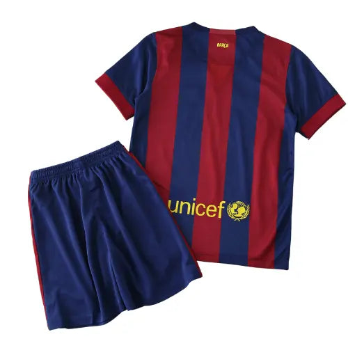 Conjunto Infantil Retrô Barcelona I 2014/15