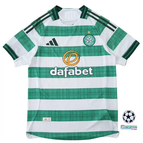 camisa celtic 2025, celtic versão jogador, uniforme titular celtic, camisa jogador 2025/26, camisa verde e branca, futebol escocês, celtic fc, camisa masculina celtic, celtic primeira linha, scottish premiership

