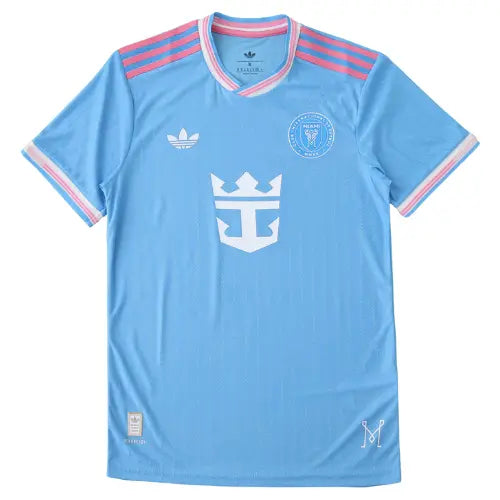 camisa inter miami 2025, terceiro uniforme inter miami, inter miami iii 2025/26, camisa alternativa inter miami, camisa rosa preta inter miami, futebol americano, mls 2025, escudo bordado inter miami, camisa masculina mls, inter miami beckham

