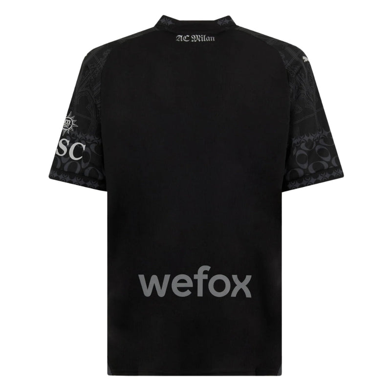 Camiseta del Milan IIII 2024 X Pleasures Versão Escura