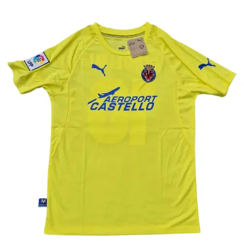 camisa retrô villarreal 2005, uniforme clássico 2005/06, era riquelme, manto amarelo histórico, futebol espanhol, torcedor, champions league

