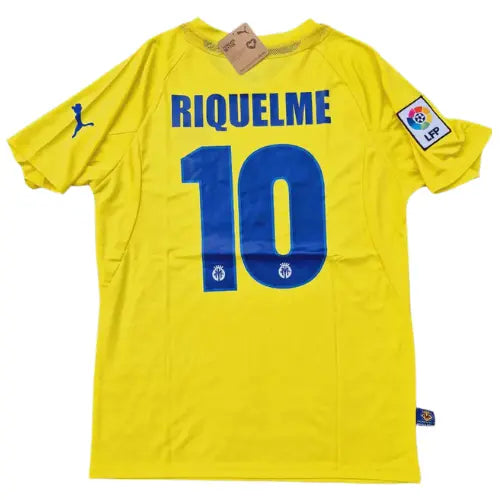 camisa retrô villarreal 2005, uniforme clássico 2005/06, era riquelme, manto amarelo histórico, futebol espanhol, torcedor, champions league


