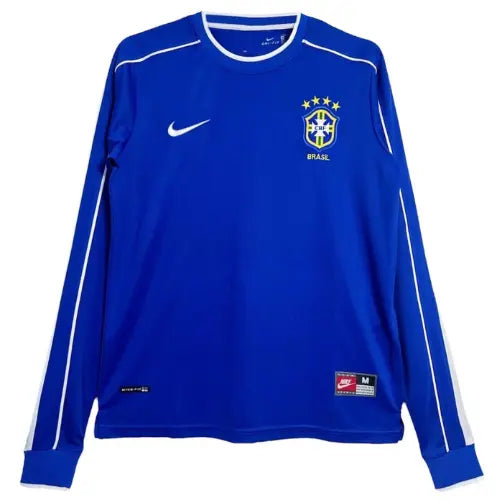 Camiseta Retrô Seleção Brasileira II 1998- Manga larga