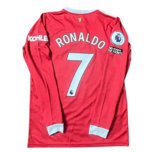 Camiseta del Retrô Manchester United I 2021/22 - Manga larga