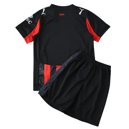 kit infantil milan, camisa infantil milan 2025, uniforme milan criança, kit milan 2025/26, camisa e short milan, futebol infantil milan, milan kids, camisa milan júnior, milan rossonero, uniforme titular milan

