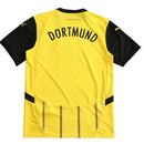 camisa borussia dortmund 2024, camisa torcedor aurinegro, escudo bordado borussia, uniforme principal dortmund, futebol alemão, camisa amarela bvb