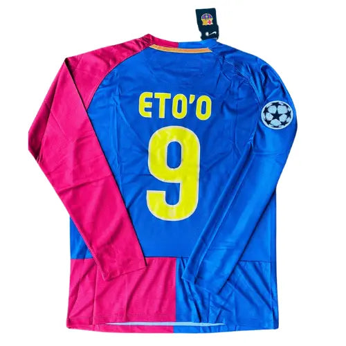 Camiseta del Retrô Barcelona I 2009 - Manga larga (Versão Final UCL 2009)