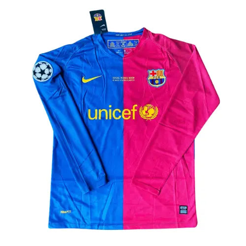 Camiseta del Retrô Barcelona I 2009 - Manga larga (Versão Final UCL 2009)