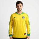 Camiseta Retrô Selección Brasileña I 1998 – Manga Larga