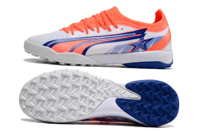 Bota de fútbol Puma Ultra Ultimate Society - Laranja/Azul