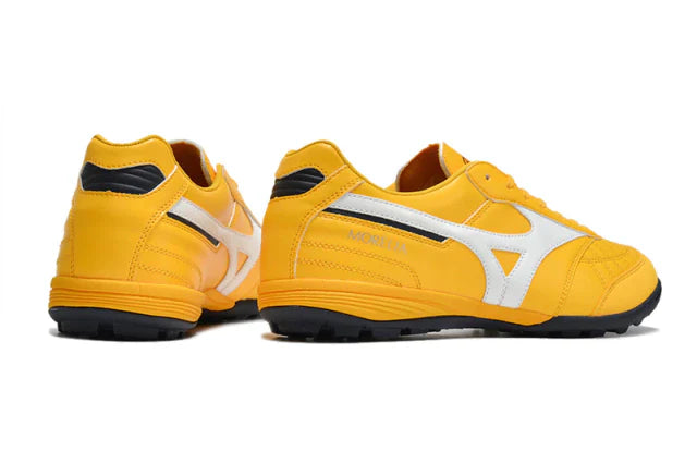 Bota de fútbol Mizuno Morelia Neo Sala Society - Amarelo/Branco
