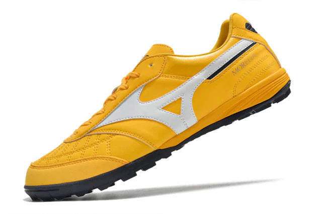 Bota de fútbol Mizuno Morelia Neo Sala Society - Amarelo/Branco