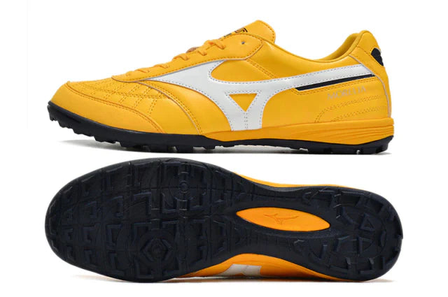 Bota de fútbol Mizuno Morelia Neo Sala Society - Amarelo/Branco