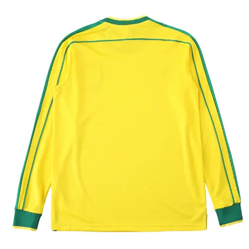 Camiseta Retrô Seleção Brasileira I 1998- Manga larga